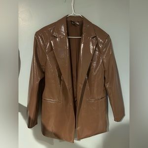 H&M brown blazer